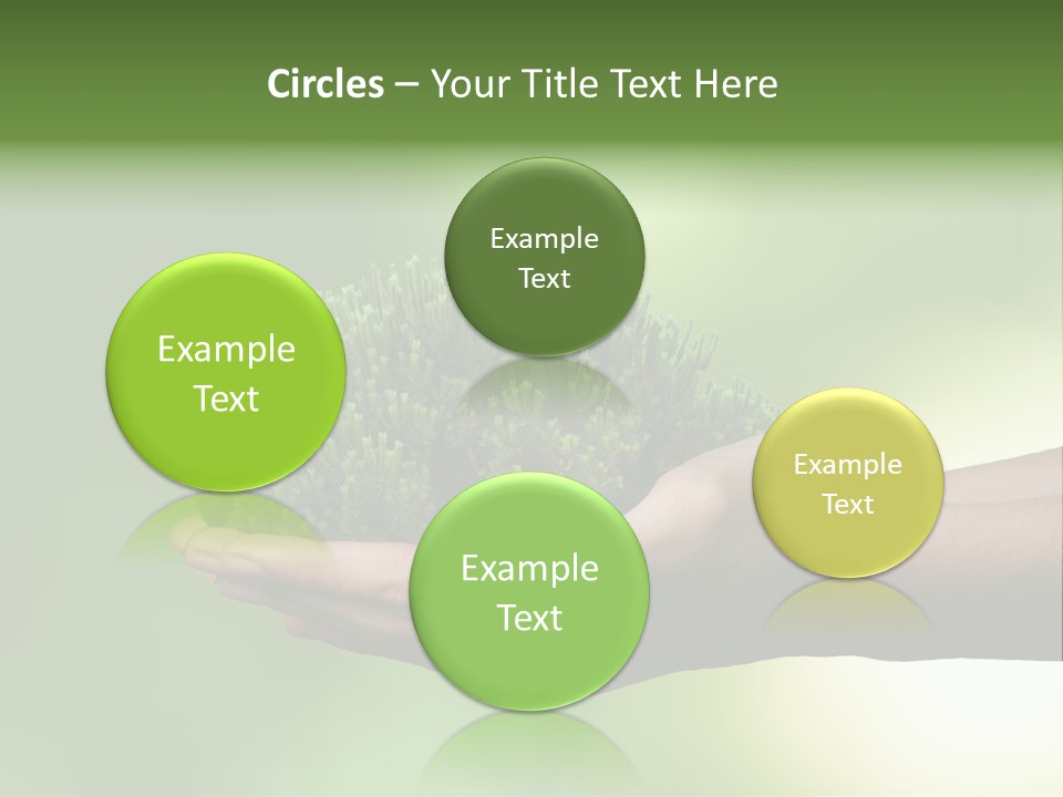 Sustainable Map Protect PowerPoint Template