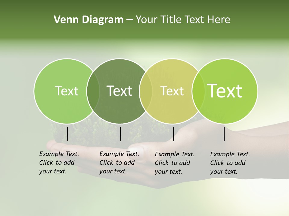 Sustainable Map Protect PowerPoint Template