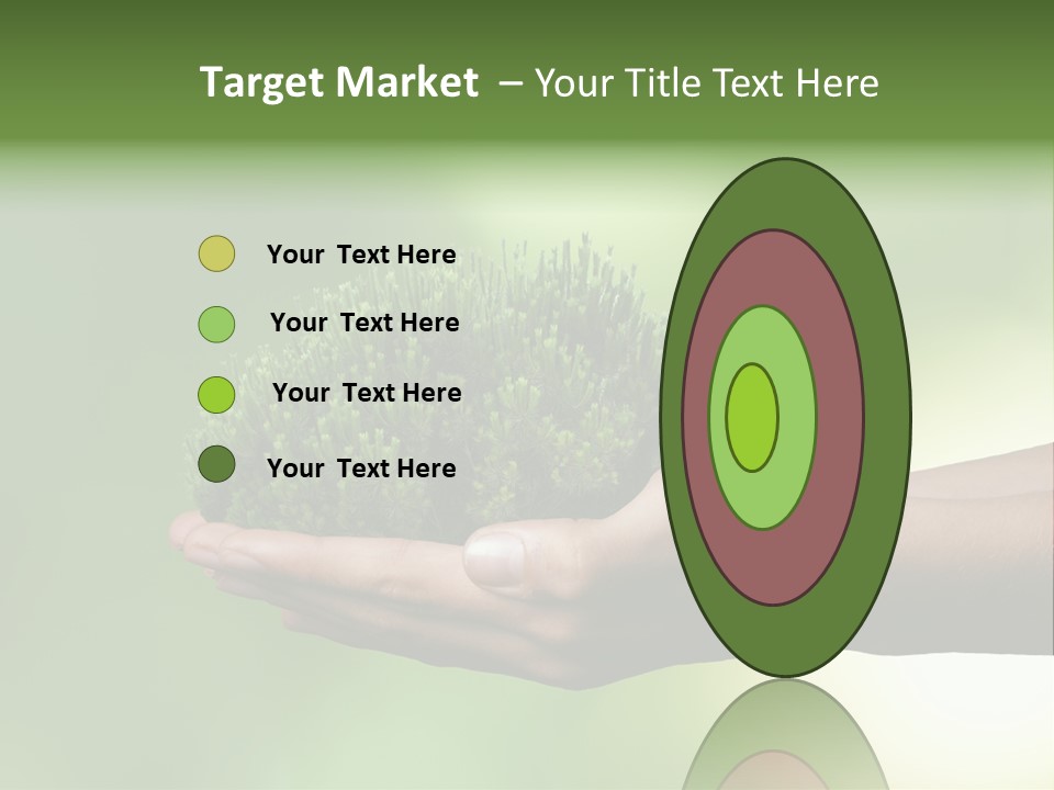 Sustainable Map Protect PowerPoint Template