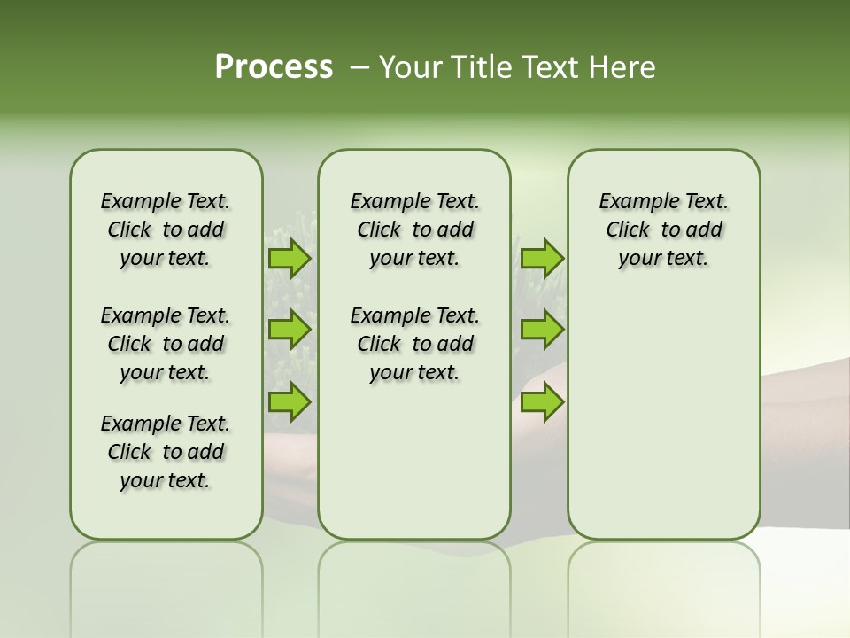 Sustainable Map Protect PowerPoint Template