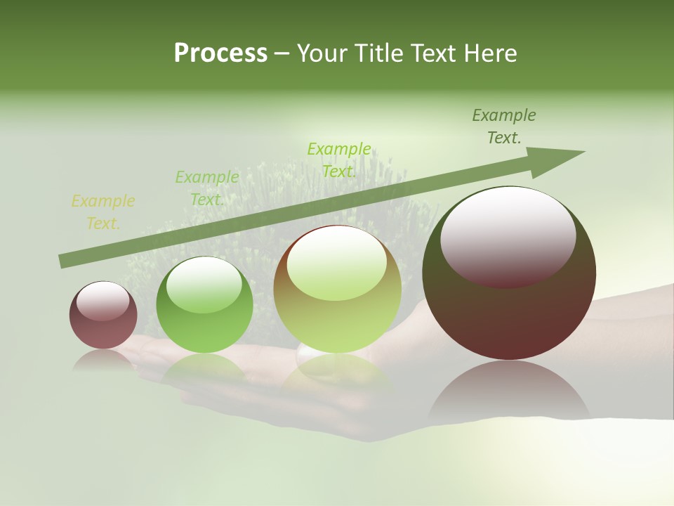 Sustainable Map Protect PowerPoint Template