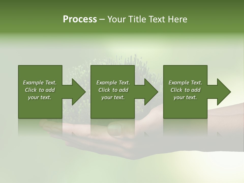 Sustainable Map Protect PowerPoint Template