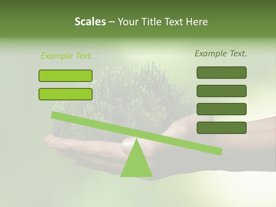 Sustainable Map Protect PowerPoint Template