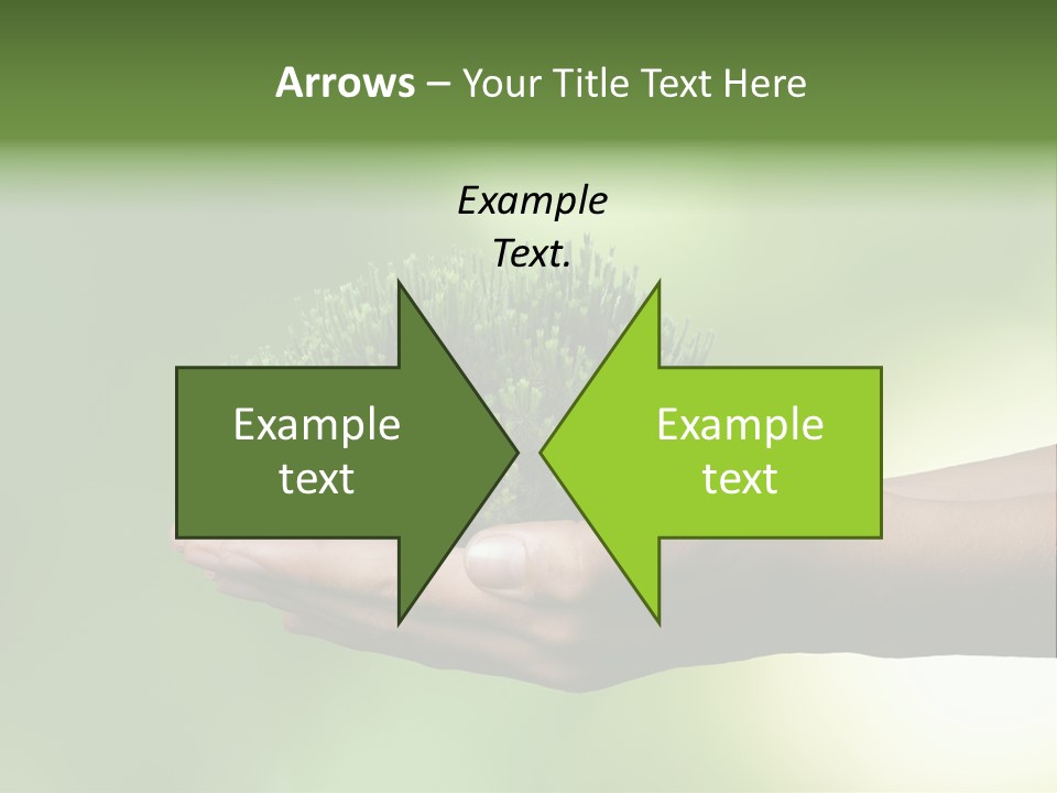 Sustainable Map Protect PowerPoint Template