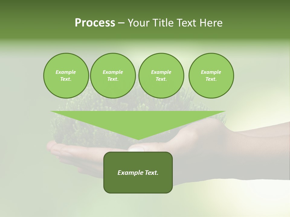 Sustainable Map Protect PowerPoint Template