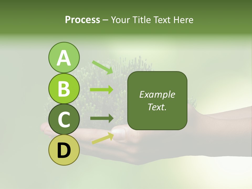 Sustainable Map Protect PowerPoint Template