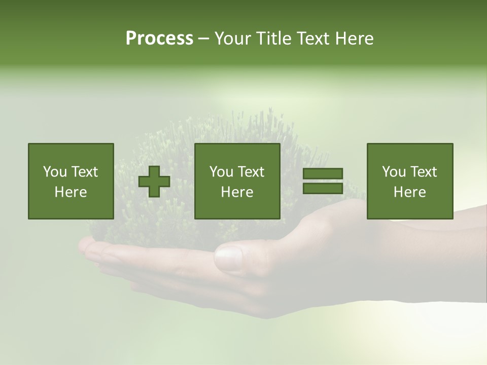 Sustainable Map Protect PowerPoint Template