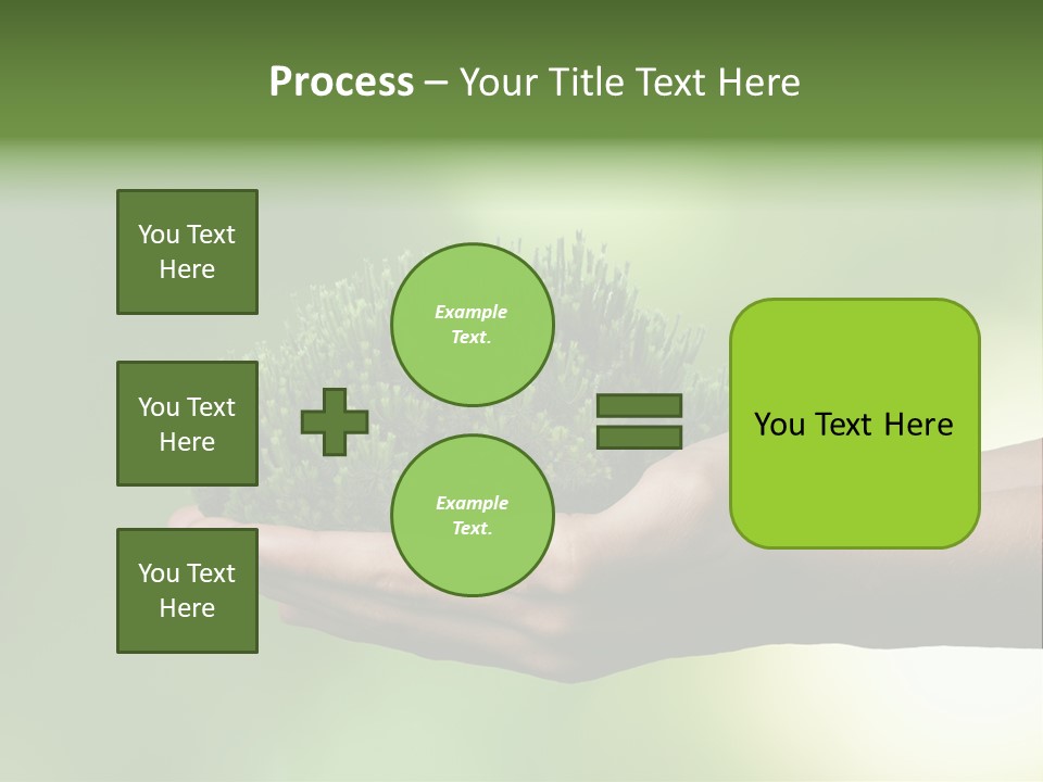 Sustainable Map Protect PowerPoint Template