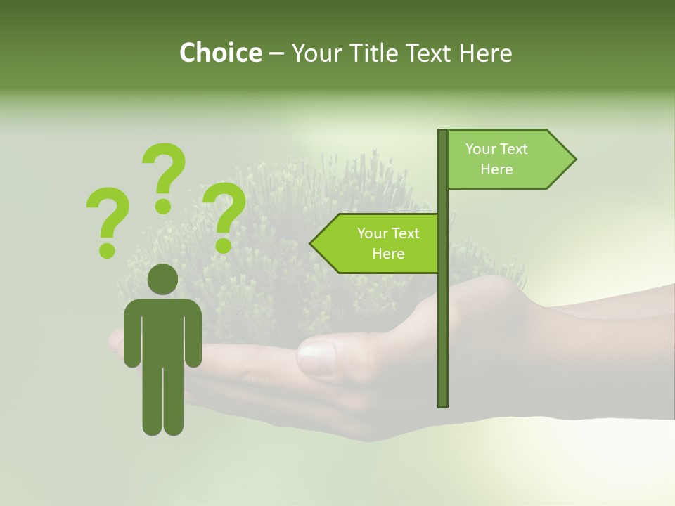 Sustainable Map Protect PowerPoint Template