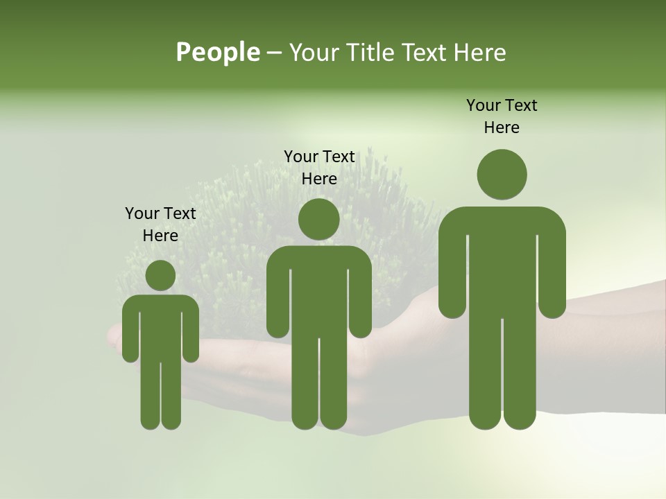 Sustainable Map Protect PowerPoint Template