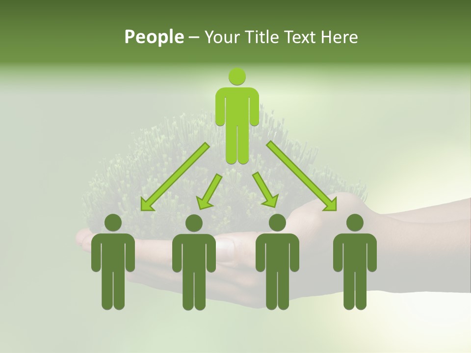 Sustainable Map Protect PowerPoint Template