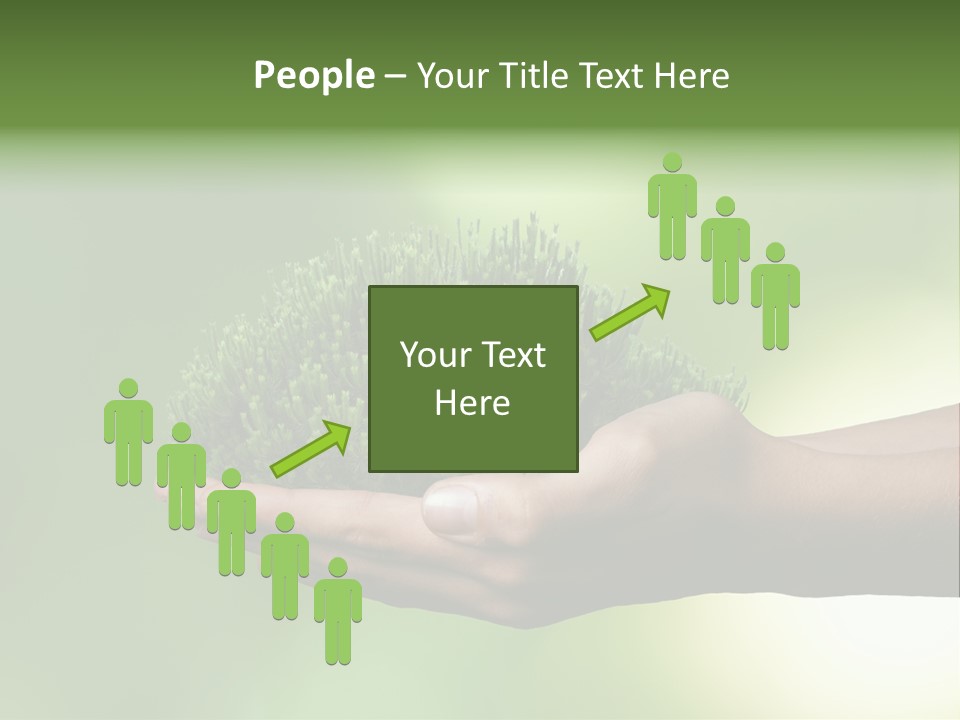 Sustainable Map Protect PowerPoint Template