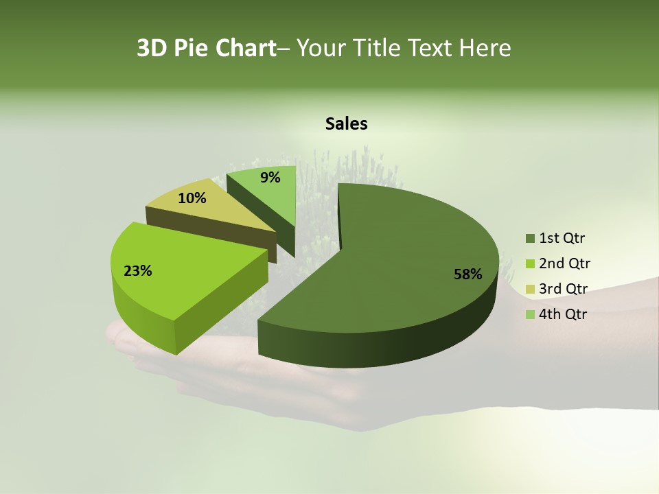 Sustainable Map Protect PowerPoint Template