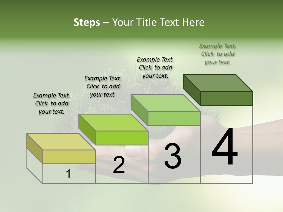 Sustainable Map Protect PowerPoint Template