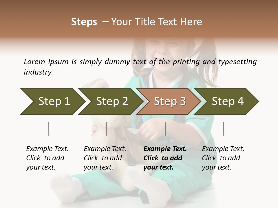 Treat Person Uniform PowerPoint Template