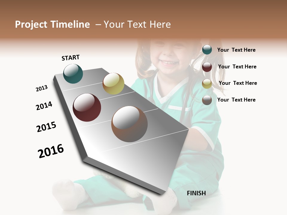 Treat Person Uniform PowerPoint Template
