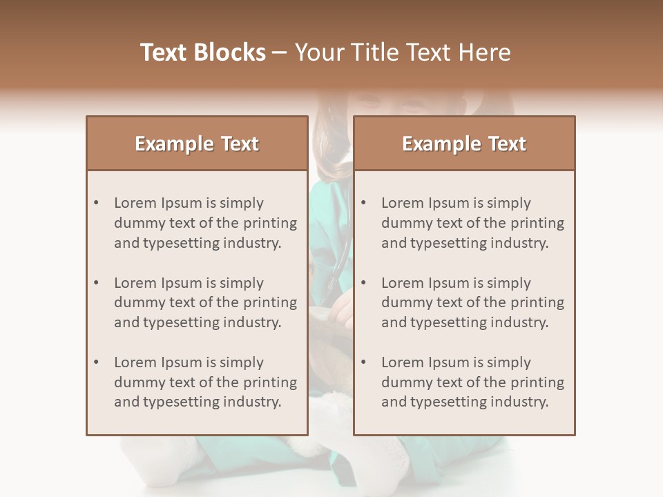 Treat Person Uniform PowerPoint Template