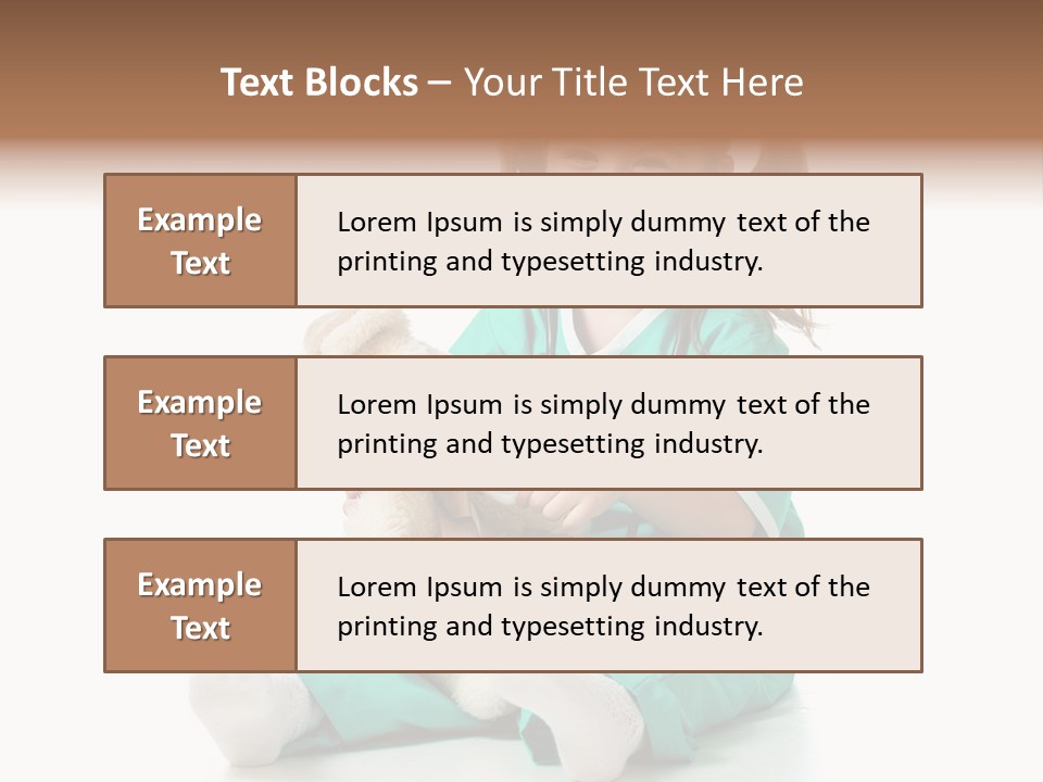 Treat Person Uniform PowerPoint Template