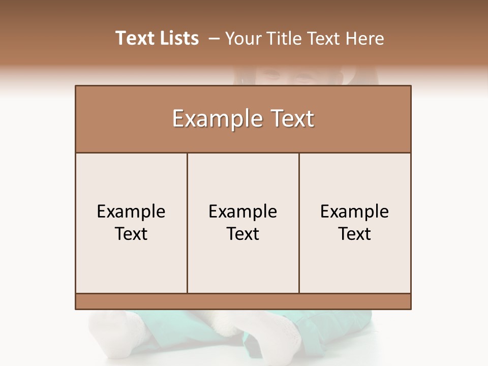 Treat Person Uniform PowerPoint Template