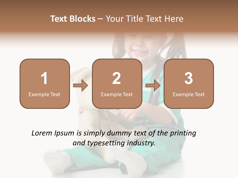 Treat Person Uniform PowerPoint Template