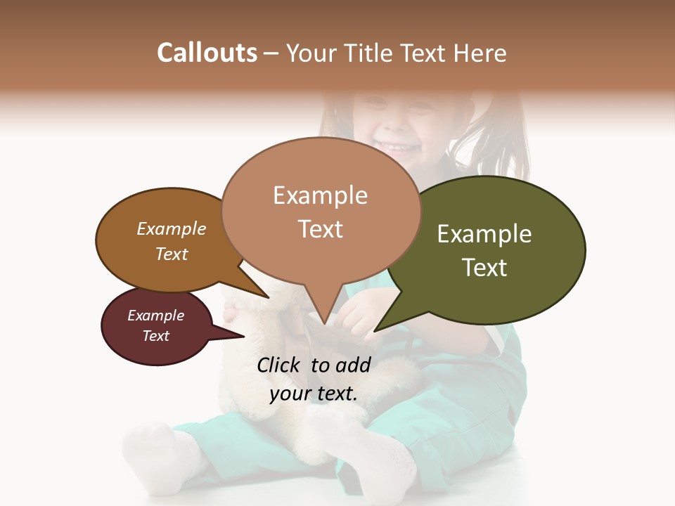 Treat Person Uniform PowerPoint Template