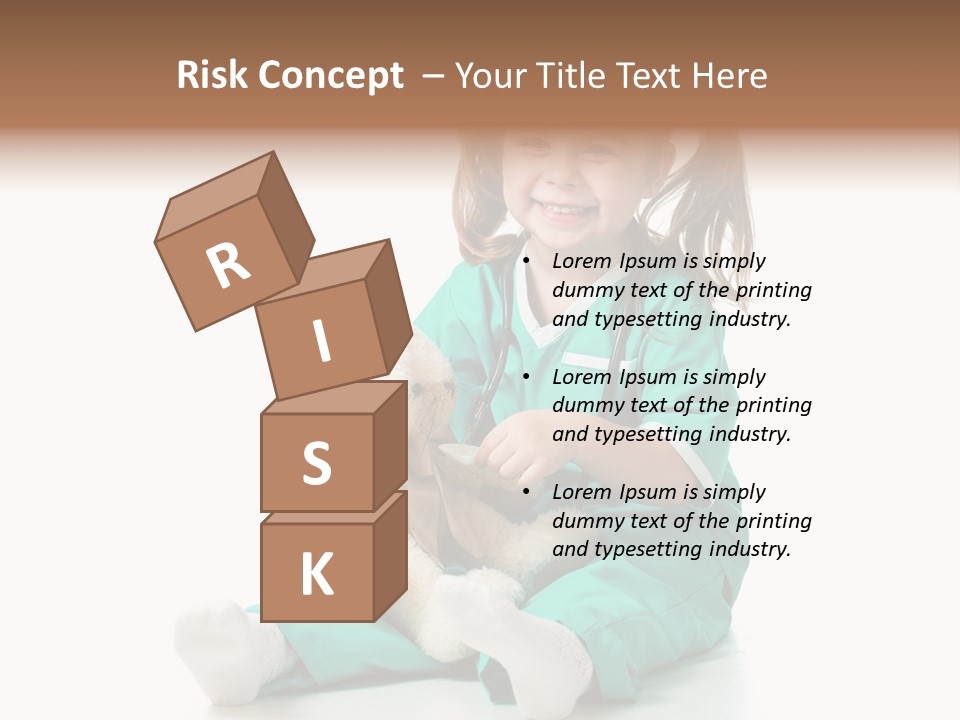 Treat Person Uniform PowerPoint Template