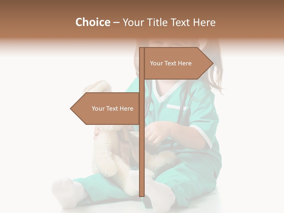 Treat Person Uniform PowerPoint Template