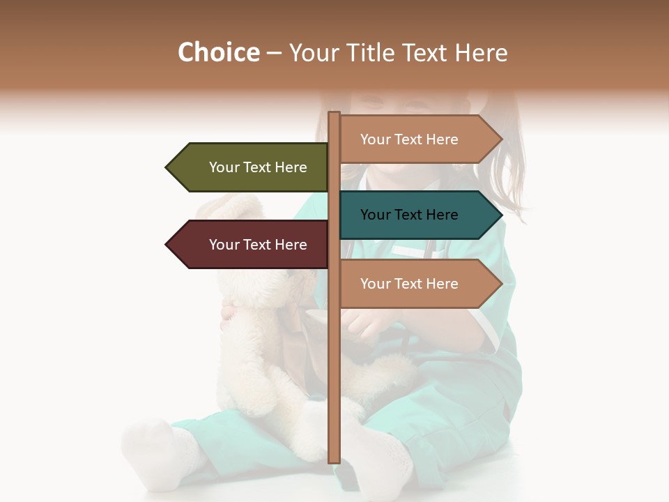 Treat Person Uniform PowerPoint Template