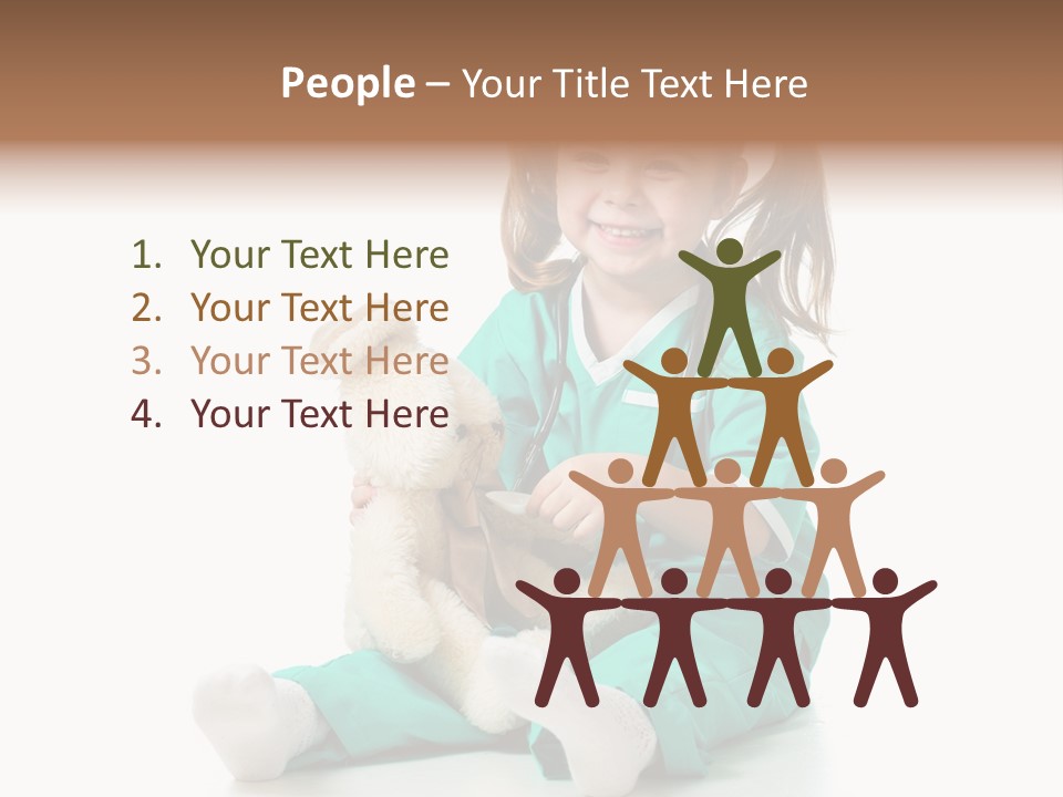 Treat Person Uniform PowerPoint Template