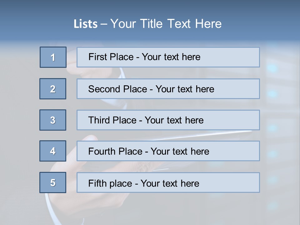 Suit Database E Commerce PowerPoint Template