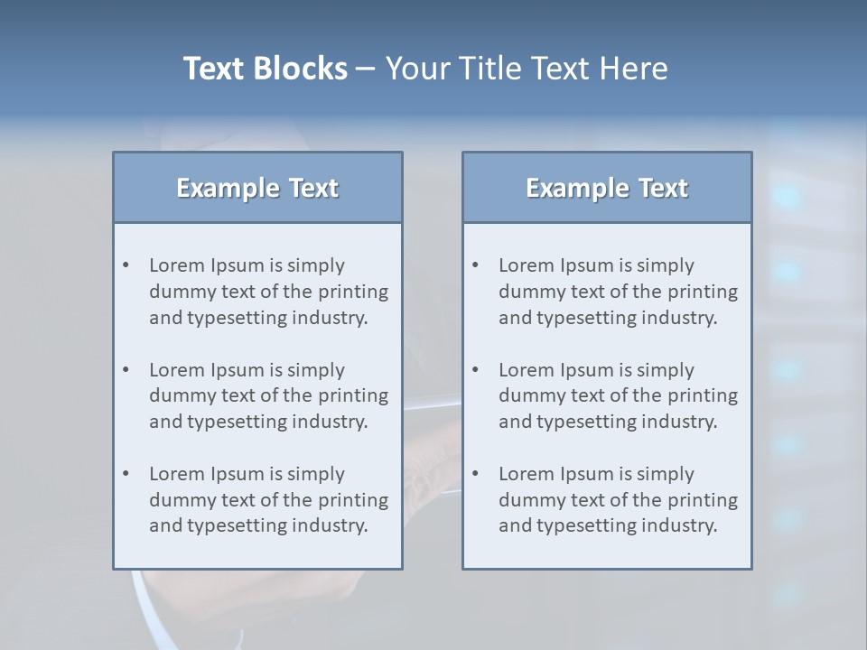 Suit Database E Commerce PowerPoint Template