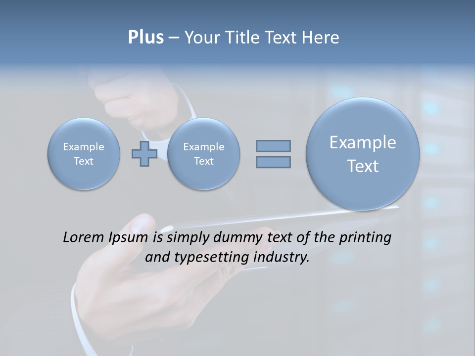 Suit Database E Commerce PowerPoint Template