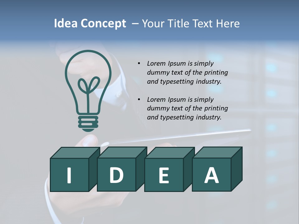 Suit Database E Commerce PowerPoint Template
