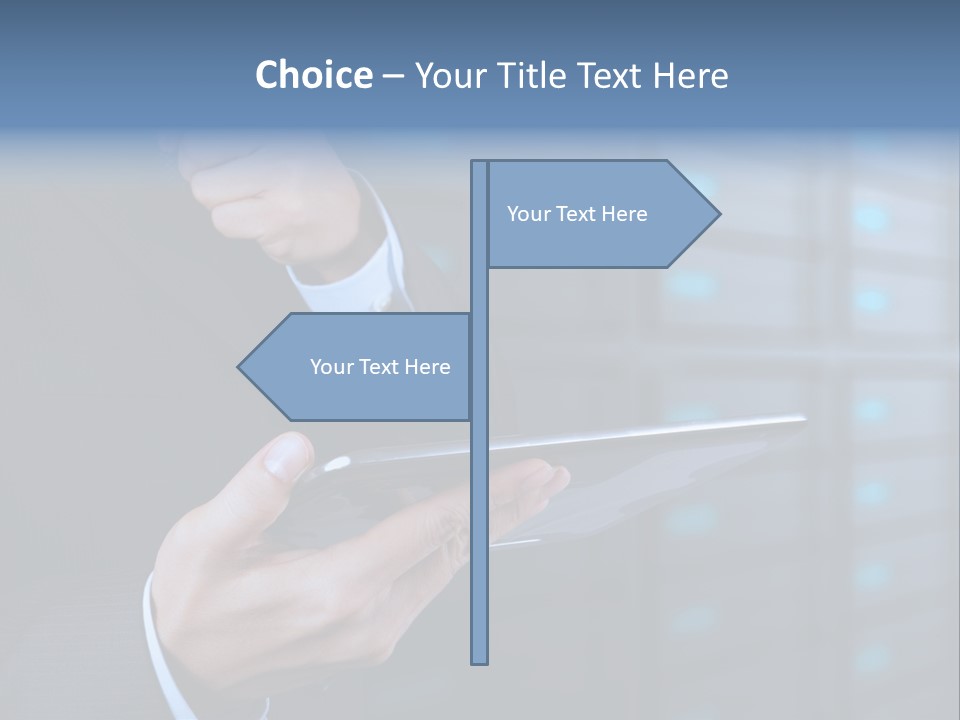 Suit Database E Commerce PowerPoint Template