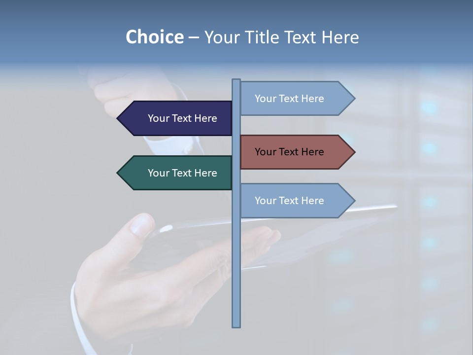 Suit Database E Commerce PowerPoint Template