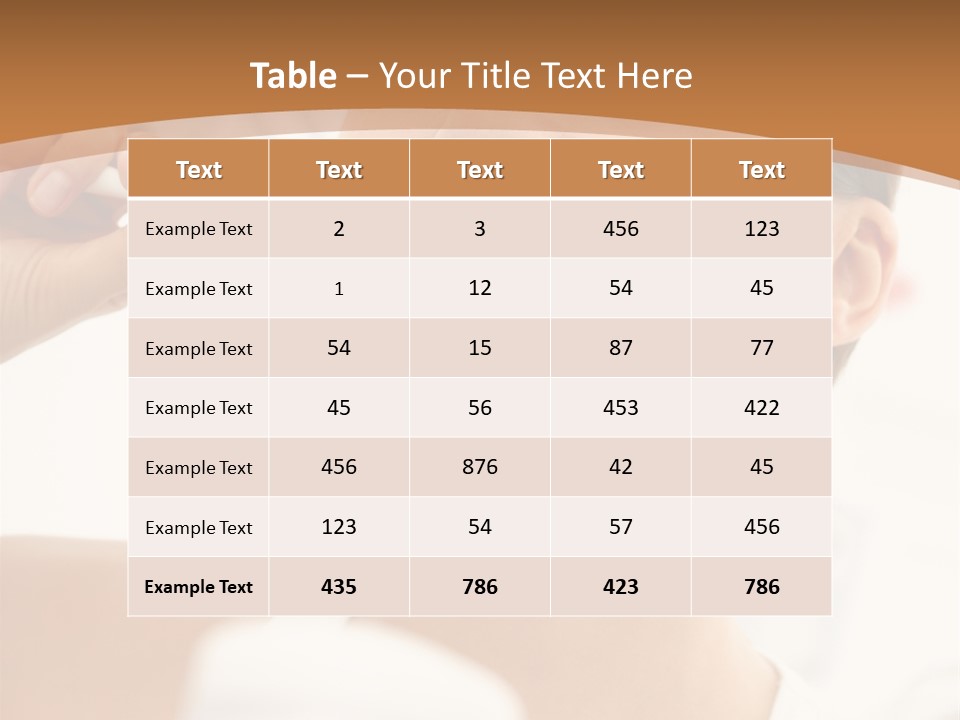 Adult Beauty Natural PowerPoint Template