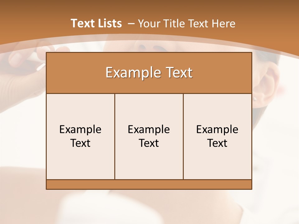 Adult Beauty Natural PowerPoint Template