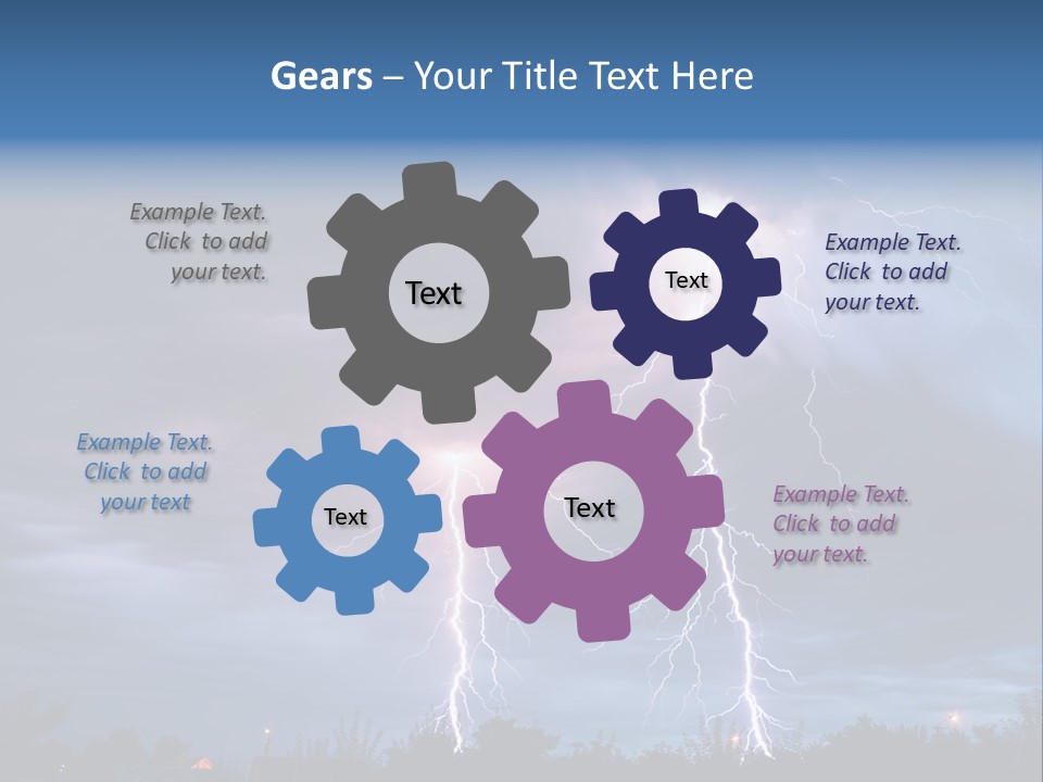 Weather Overcast Storm PowerPoint Template