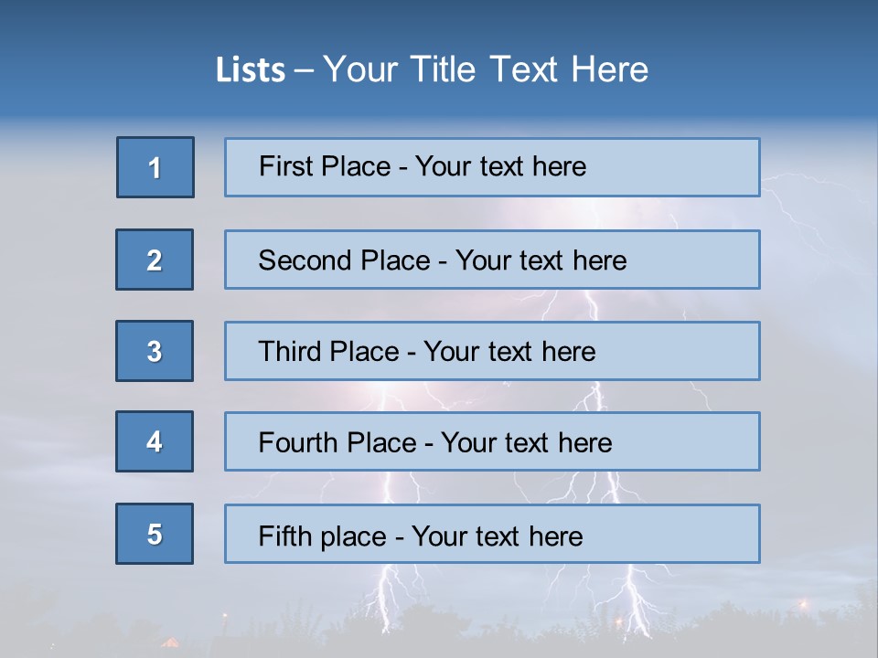 Weather Overcast Storm PowerPoint Template