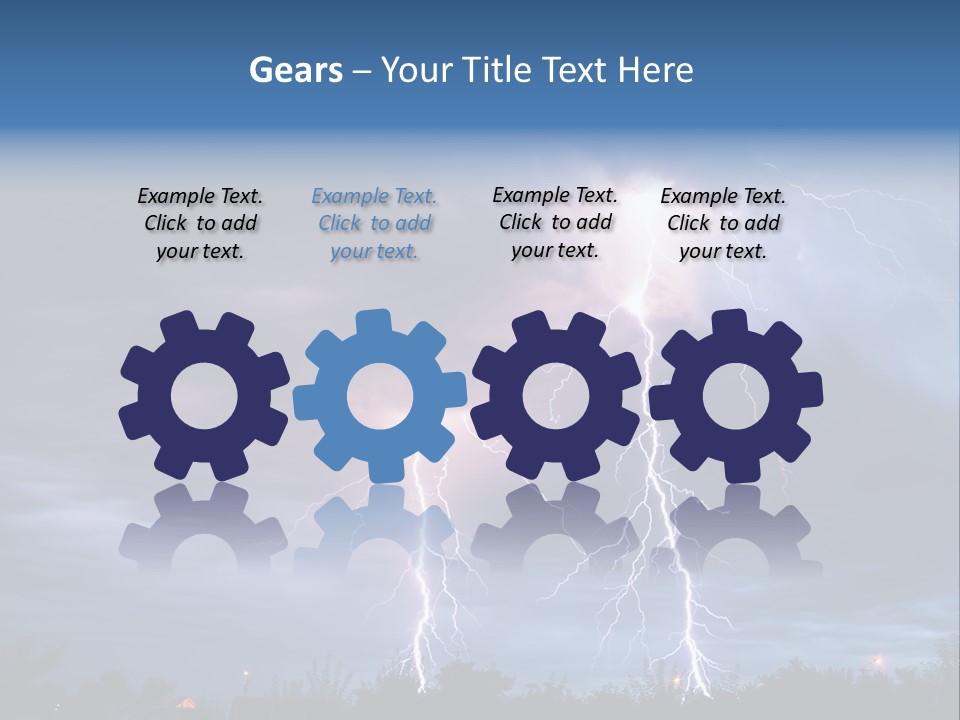 Weather Overcast Storm PowerPoint Template