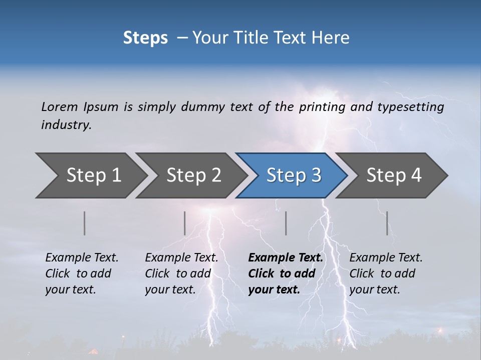 Weather Overcast Storm PowerPoint Template