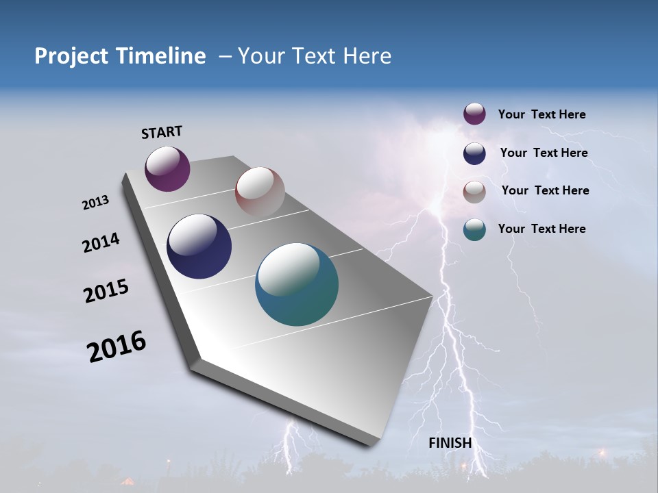 Weather Overcast Storm PowerPoint Template
