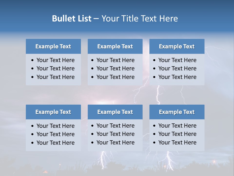 Weather Overcast Storm PowerPoint Template