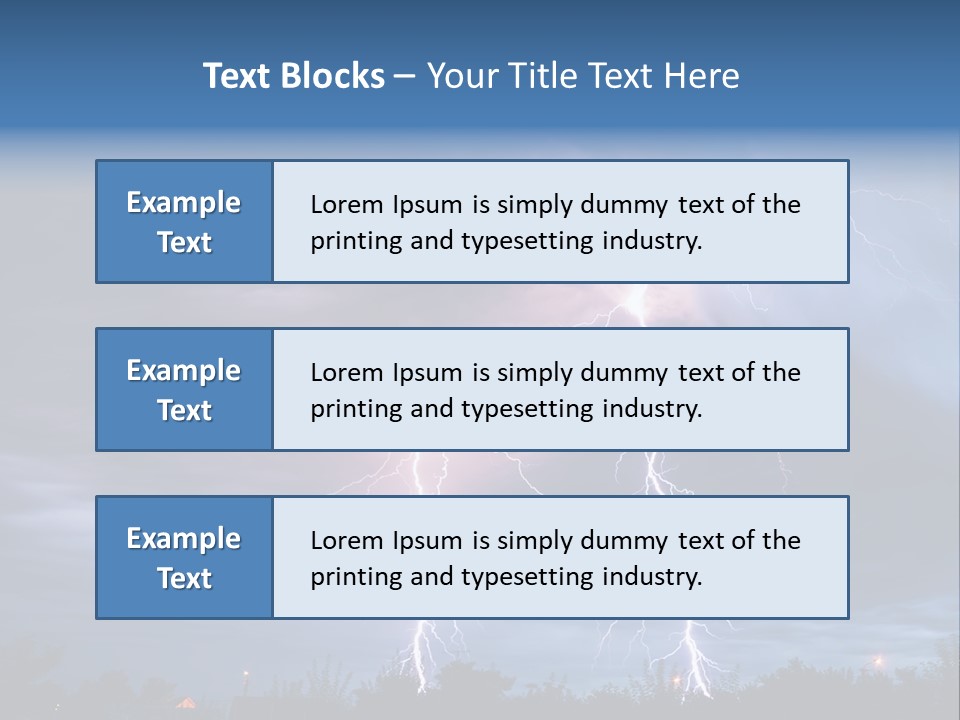 Weather Overcast Storm PowerPoint Template