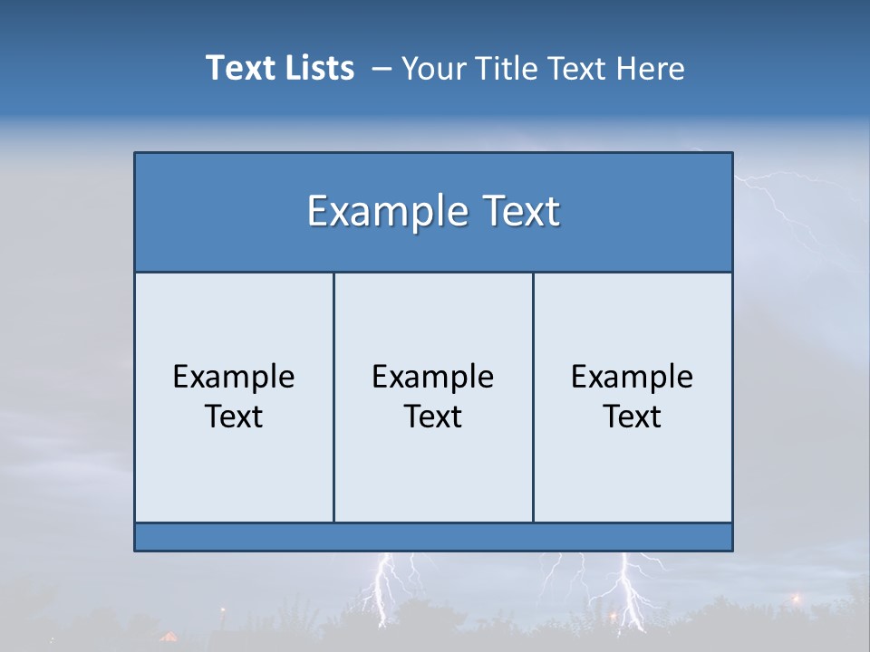 Weather Overcast Storm PowerPoint Template