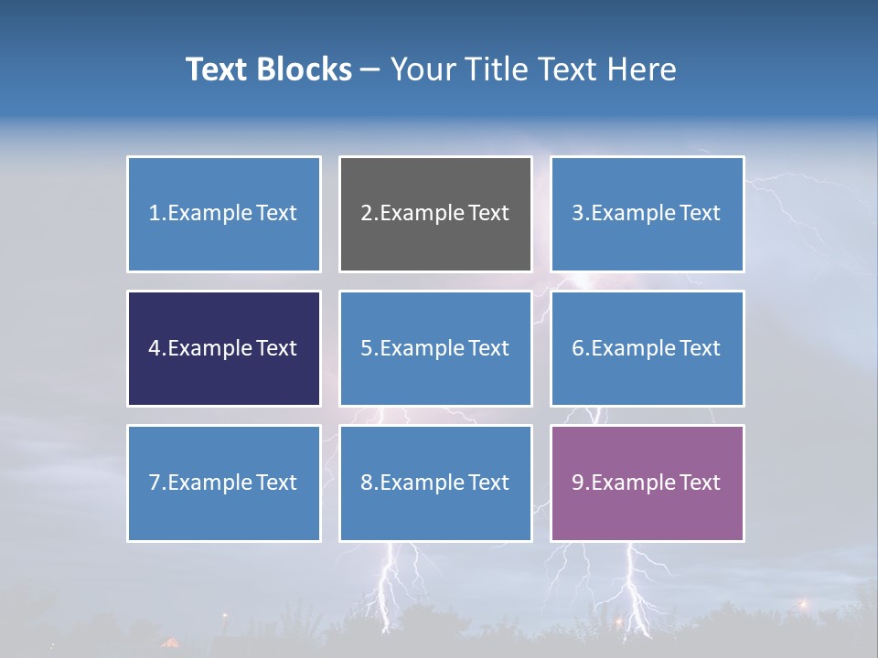 Weather Overcast Storm PowerPoint Template
