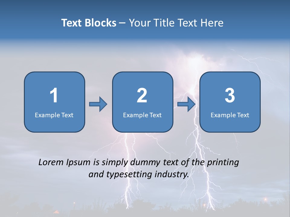Weather Overcast Storm PowerPoint Template