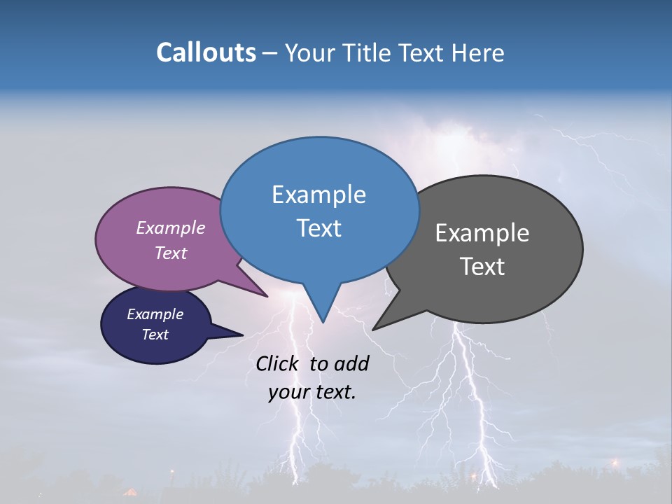 Weather Overcast Storm PowerPoint Template