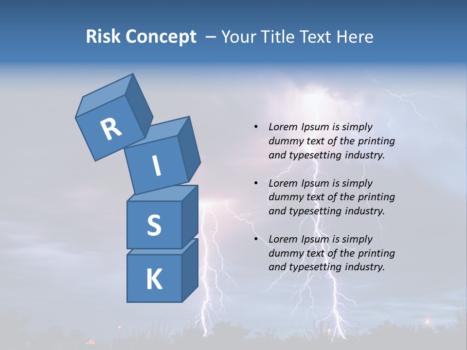Weather Overcast Storm PowerPoint Template