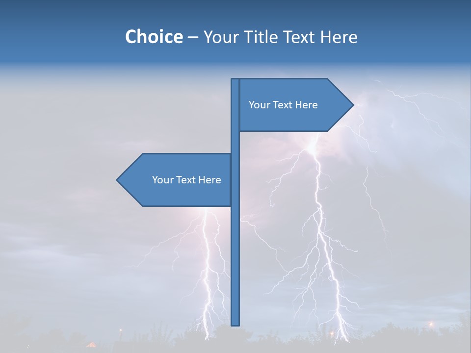Weather Overcast Storm PowerPoint Template
